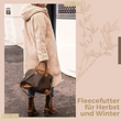 Lade das Bild in den Galerie-Viewer, Damen-Thermomantel mit Fleece-Futter für Herbst und Winter