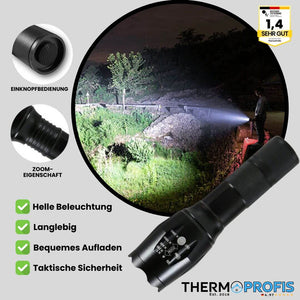 Lumen Pro - Multifunktional Taschenlampe für pure Helligkeit und Sicherheit