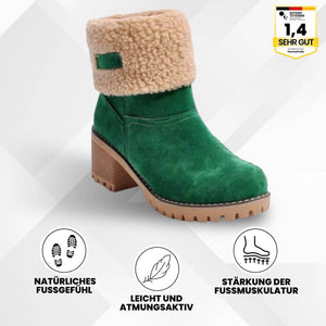 DIANA - ergonomische Komfort-Winterstiefel mit dickem Absatz für Damen