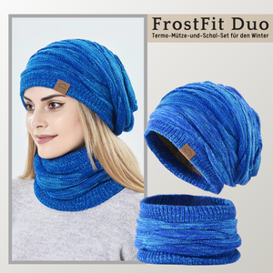 FrostFit Duo – Termo-Mütze-und-Schal-Set für den Winter - Unisex