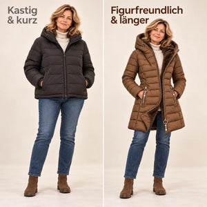 Nordelle – der Wintermantel, der wärmt und der Figur schmeichelt