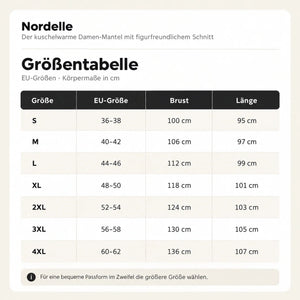 Nordelle – der Wintermantel, der wärmt und der Figur schmeichelt