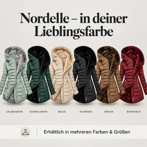 Nordelle – der Wintermantel, der wärmt und der Figur schmeichelt